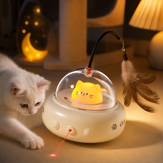 Smart UFO Cat Teaser Toy