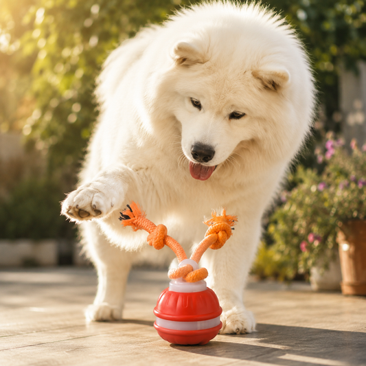 Motion & Sound Activated Rolling Dog Ball