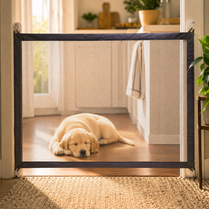 Portable Folding Pet Safety Barrier Fence