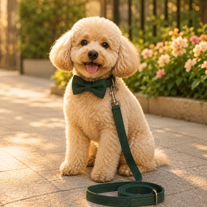 Pet Bow Collar & Leash Set