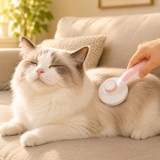 135° Round Pin Pet Grooming Comb