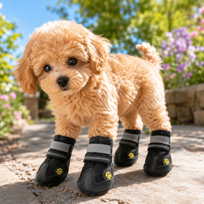 Waterproof Non-Slip Dog Boots for Hot & Cold Weather