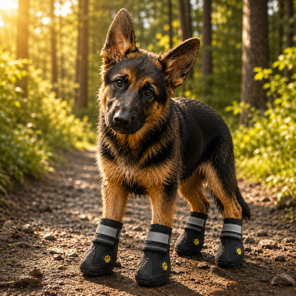Waterproof Non-Slip Dog Boots for Hot & Cold Weather