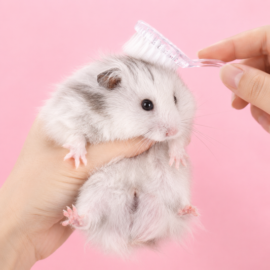 Soft Bristle Grooming & Cleaning Brush for Hamsters