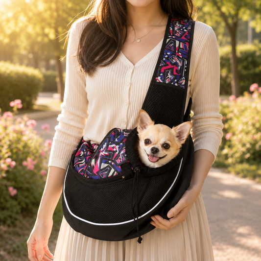 Portable Crossbody Pet Carrier Bag