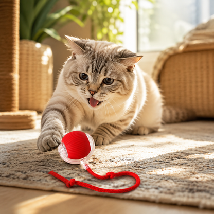 Interactive Automatic Rolling Ball Toy for Cats