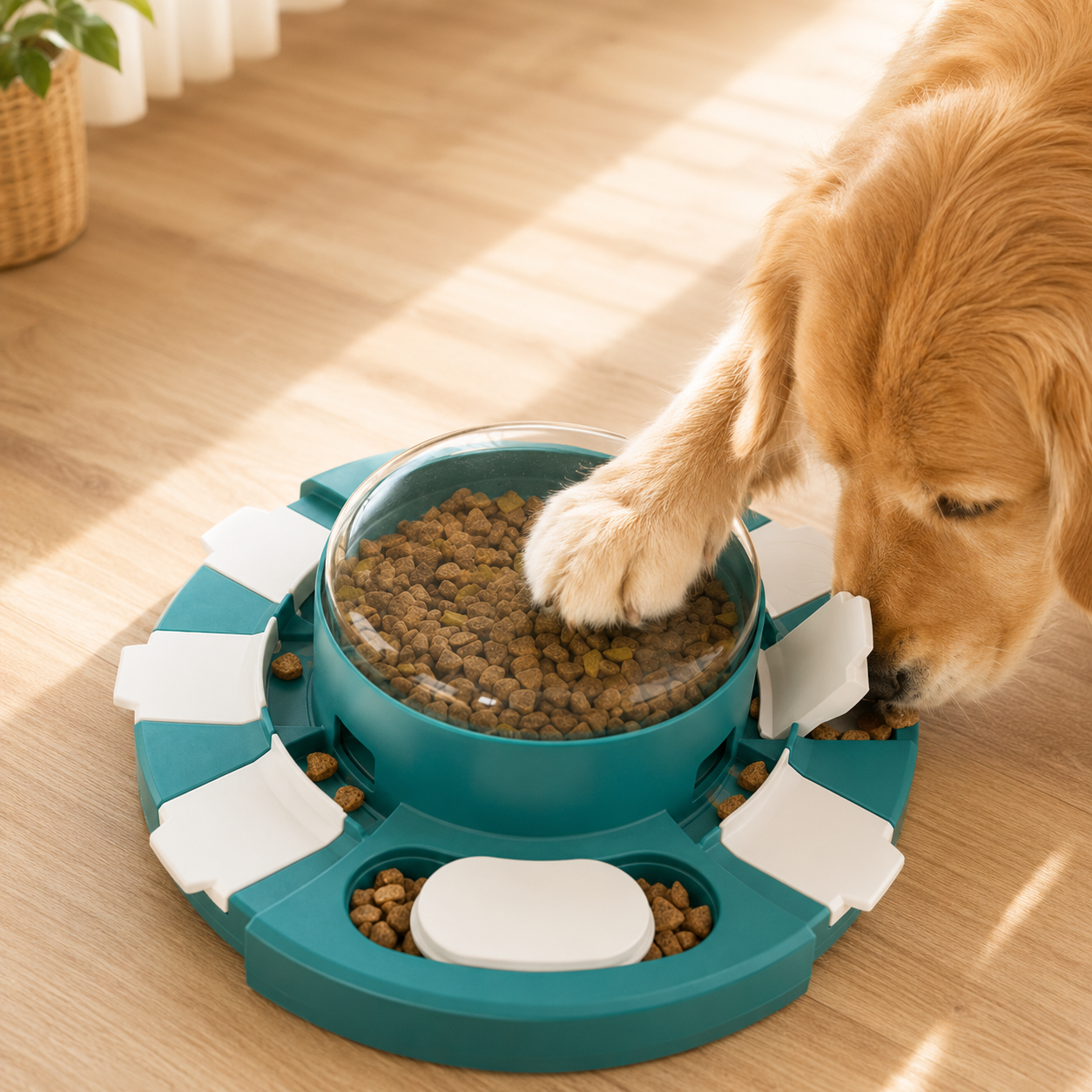 Interactive Intelligence Puzzle Feeder Toy for Dogs