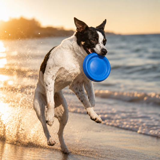 Blue Training Floating Disc for Dogs