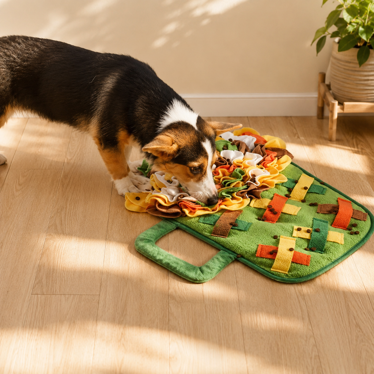 Fleece Snuffle Puzzle Toy for Pets
