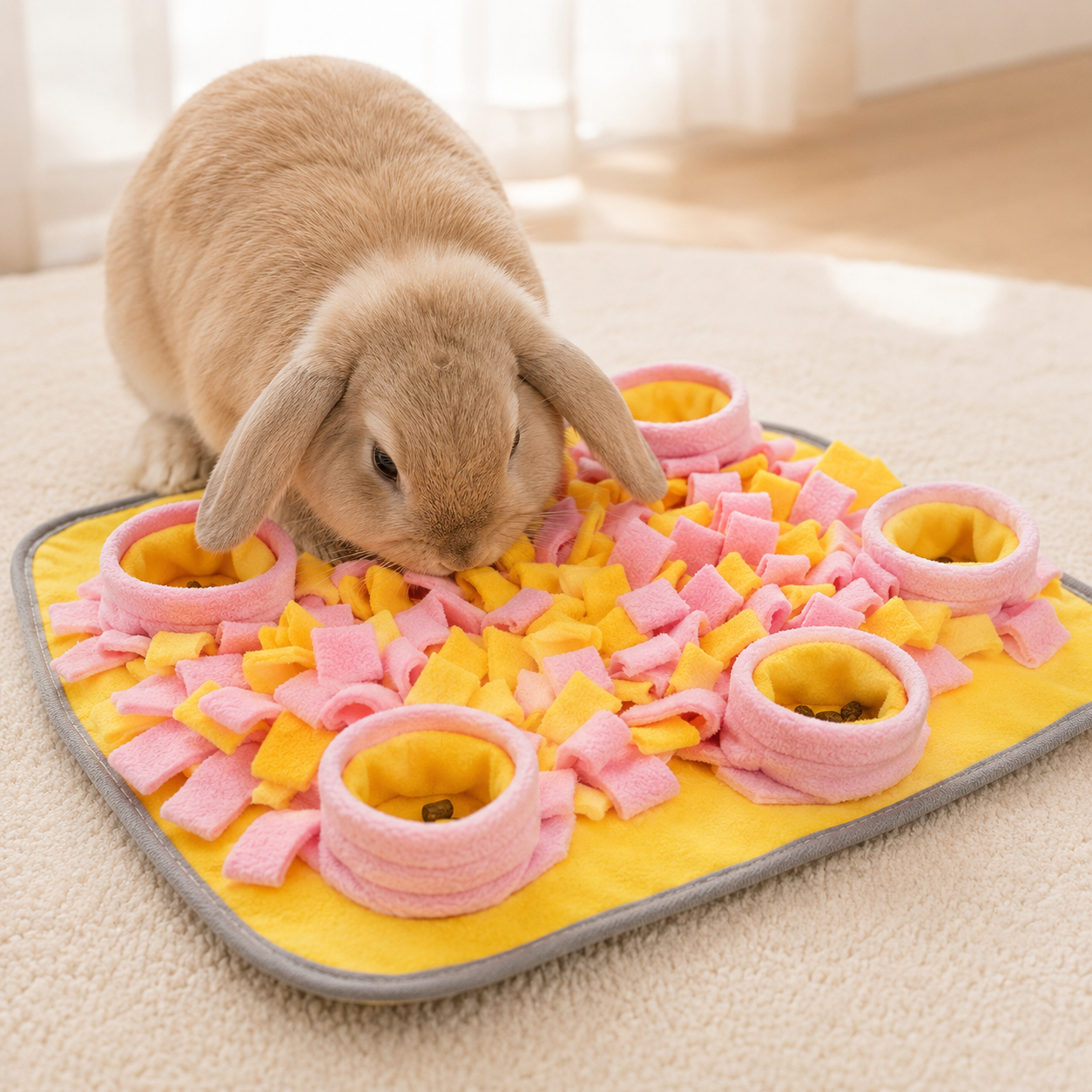 Treat-Hiding Pet Sniffing Mat for Dogs