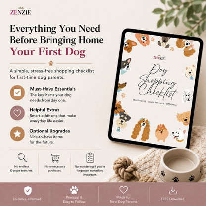 First Dog Shopping Checklist (FREE)