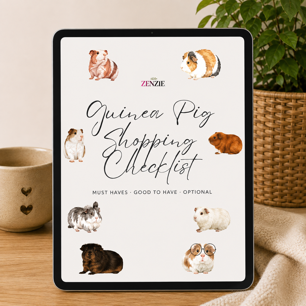 First Guinea Pig Shopping Checklist (FREE)