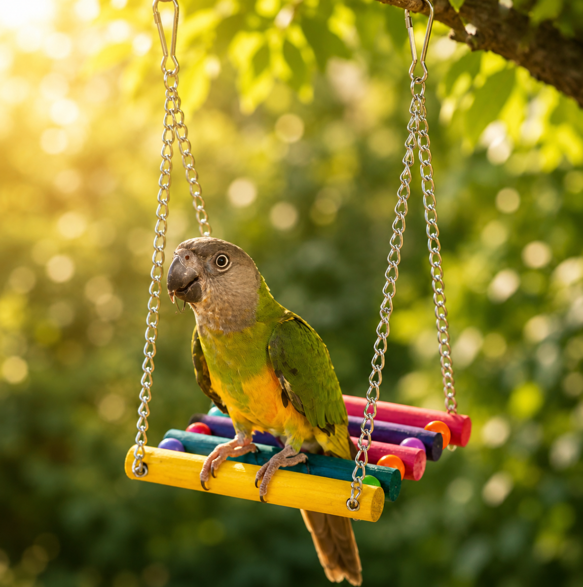 Rainbow Bridge Swing for Birds