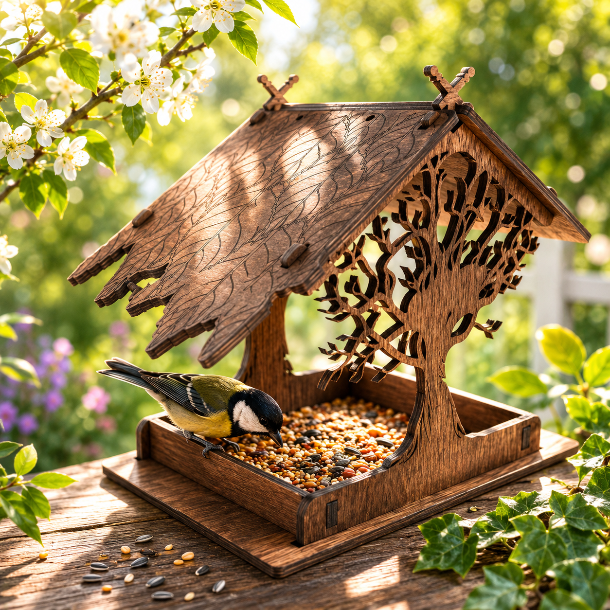 Treehouse Garden Bird Feeder
