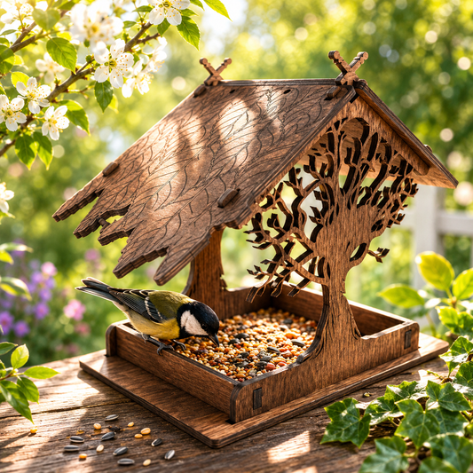 Treehouse Garden Bird Feeder