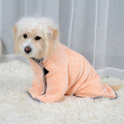 Quick-Drying Microfiber Pet Bathrobe Towel