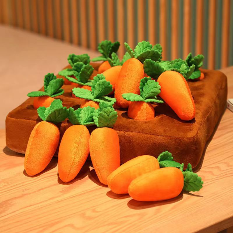 Carrot Plush Snuffle Toy