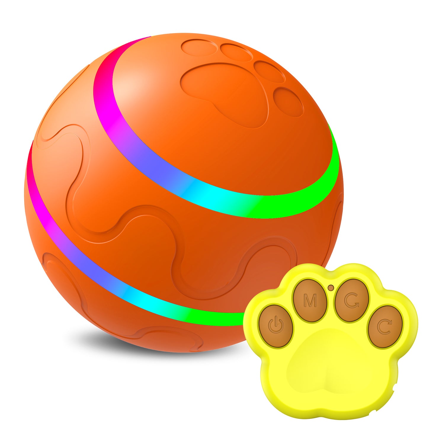 USB Rechargeable Interactive Intelligent Rolling Ball Toy