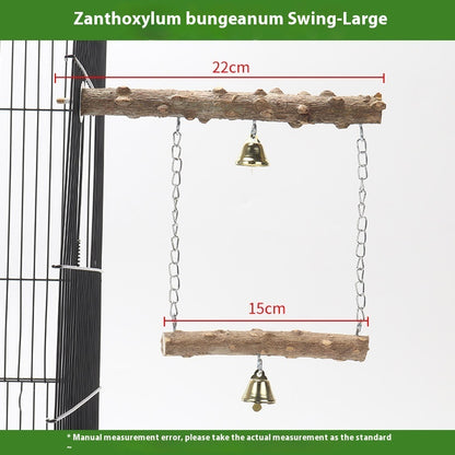 Double Perch Swing for Birds