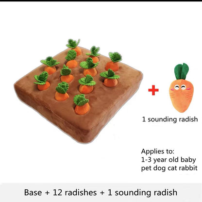 Carrot Plush Snuffle Toy
