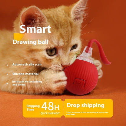 Interactive Automatic Rolling Ball Toy for Cats