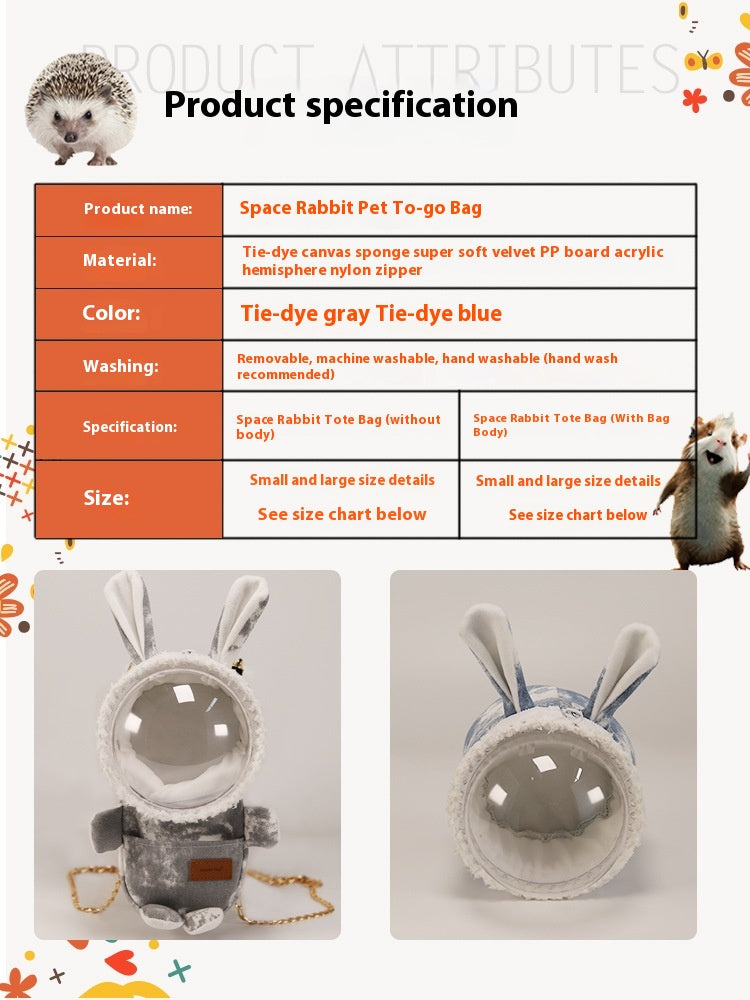 Totoro Small Pet Travel Carrier Bag
