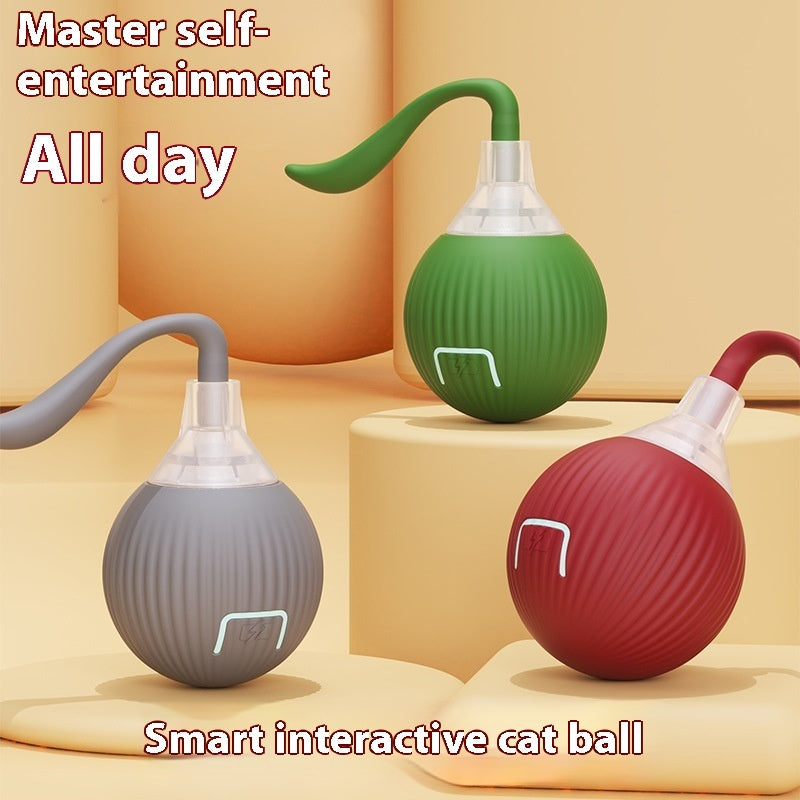 Interactive Automatic Rolling Ball Toy for Cats