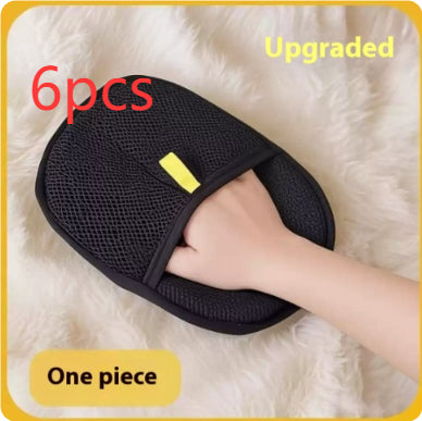 Pet Grooming & De-shedding Glove for Dogs, Cats & Rabbits