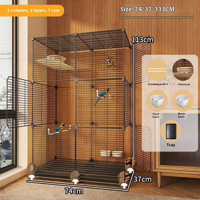 Luxury Double-Storey Parrot Villa Cage
