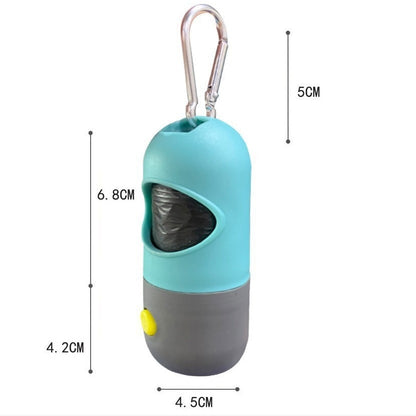 Portable LED Poop Bag Dispenser