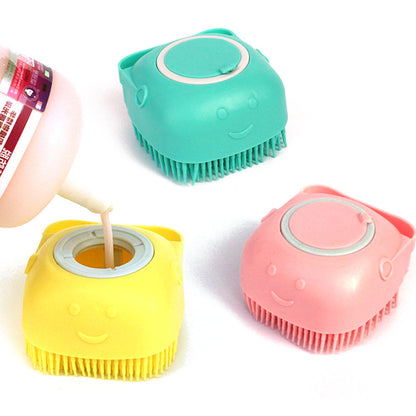 Silicone Pet Bath Massage Glove Brush