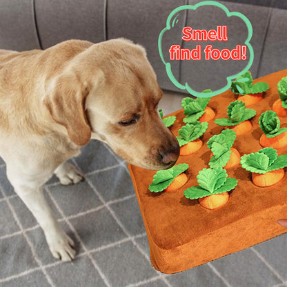 Carrot Plush Snuffle Toy