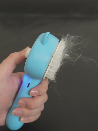 Multifunctional Self-Cleaning Grooming Brush with Mist