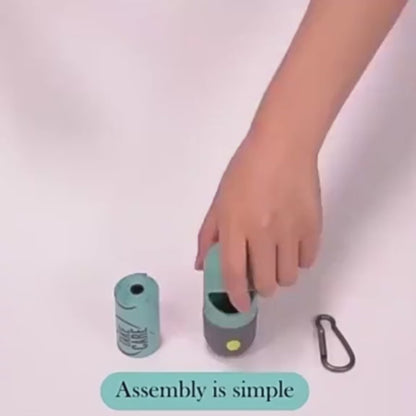 Portable LED Poop Bag Dispenser