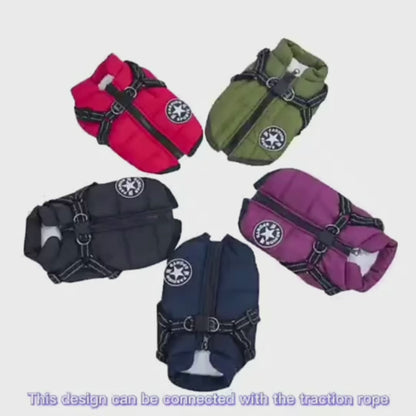 Waterproof Dog Harness Jacket
